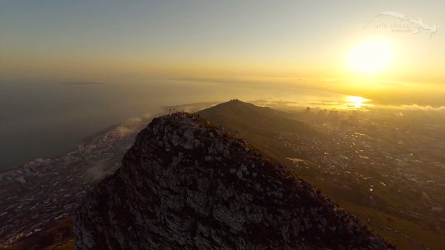 Aerial of Capetown South Africa