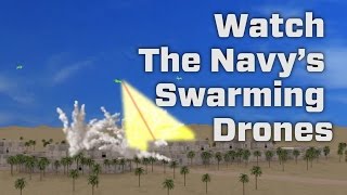 Navy’s Swarming Drones