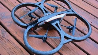 Parrot AR 2.0 drone controlled by an iPad