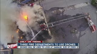 Using drones in firefighting